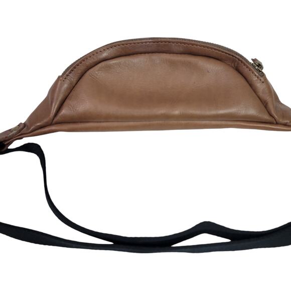 Sarep Rose Leather Fanny Pack Brown Bum Belt Waist Pouch Retro Sling Waist Bag - Picture 11 of 13